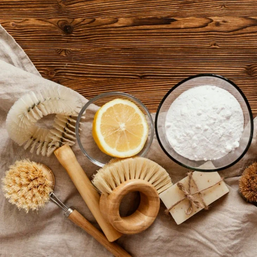 DIY solutions using common household items (baking soda, vinegar, etc.).
